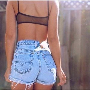 Levi’s High Rise shorts
